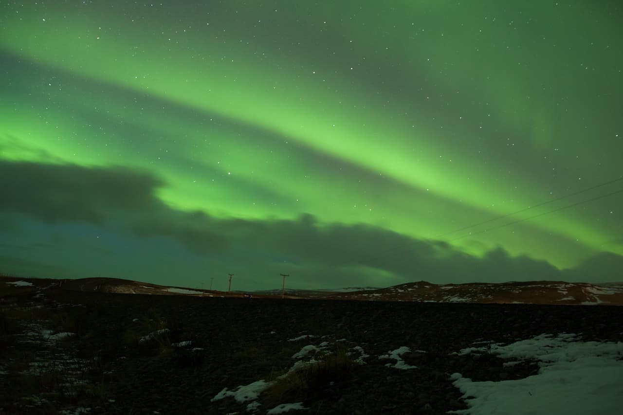 Northern lights season in full swing over Iceland in November