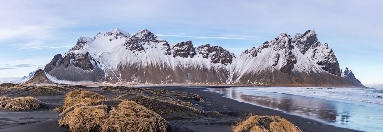 Panoramic view only reachable by car in Iceland