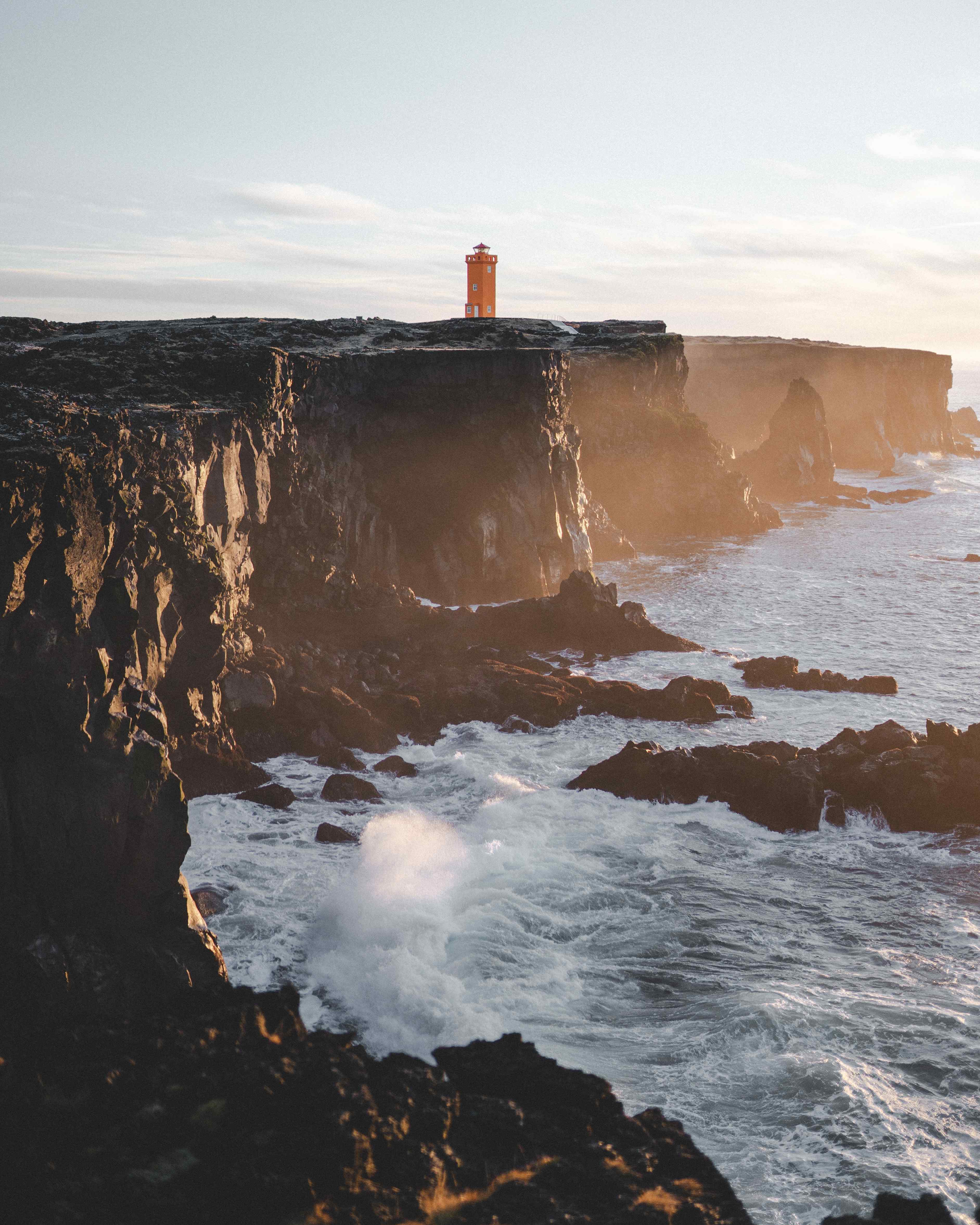 Lighthouse on a cliff