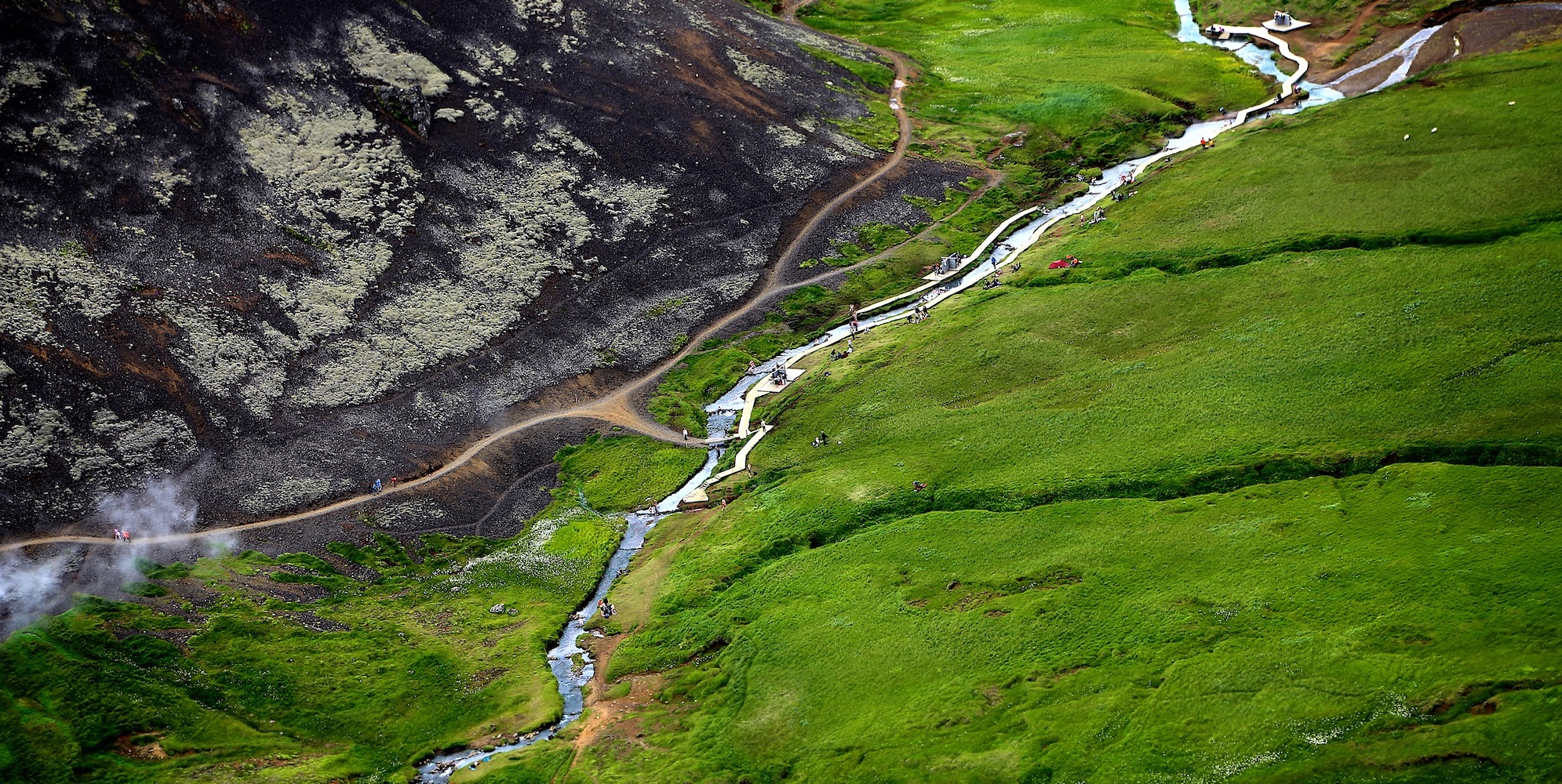 Tour en hélicoptère Silver Circle - Hélicoptère en Islande