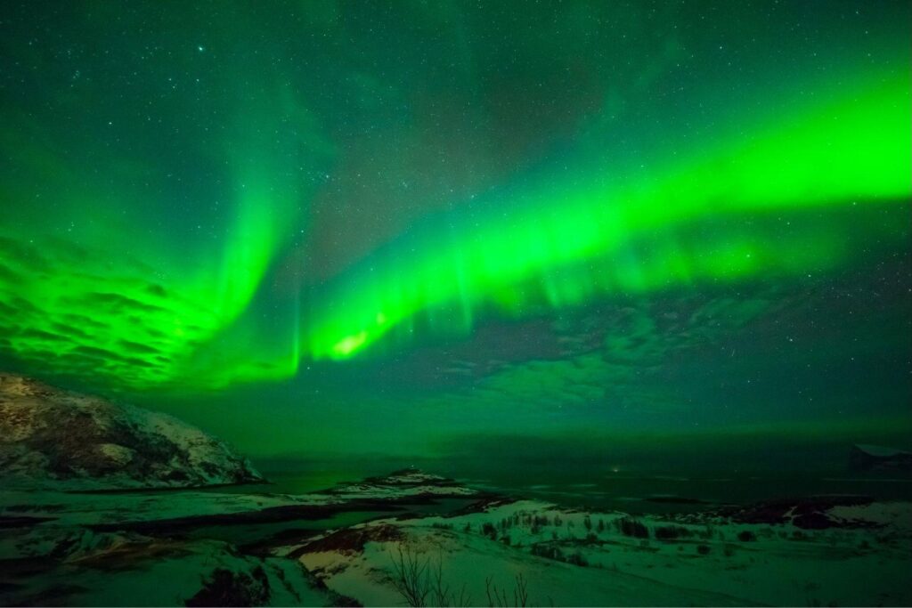 Iceland in winter - Northern Lights in Iceland - Aurora Borealis